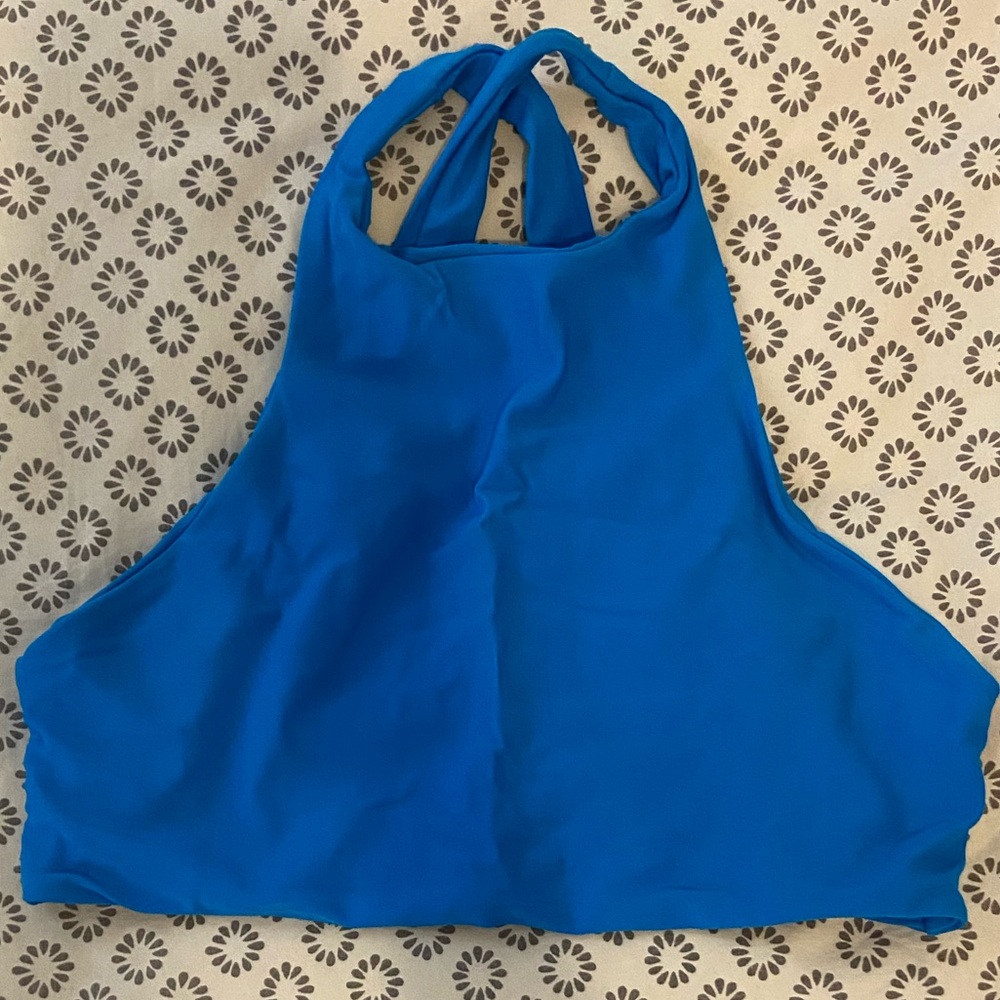 BIKYNI The Crop Swim Top in Surf